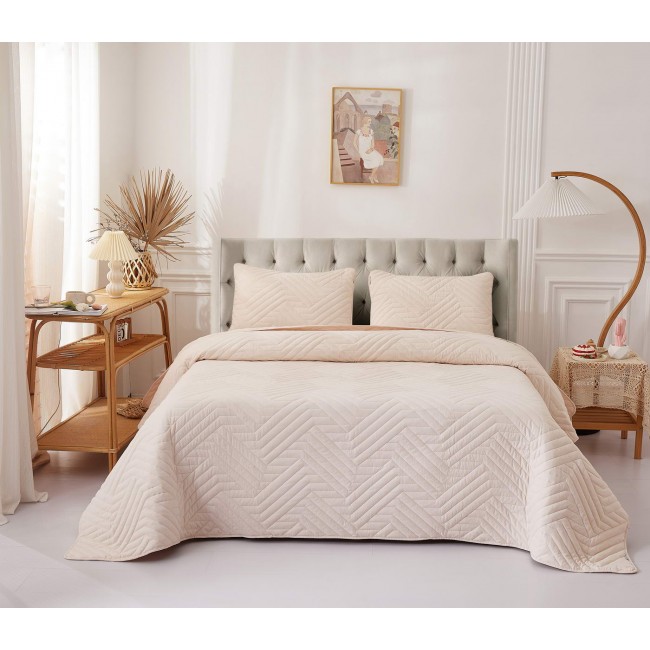 Мориц (крем) Покрывало 160х220 Sofi De MarkO