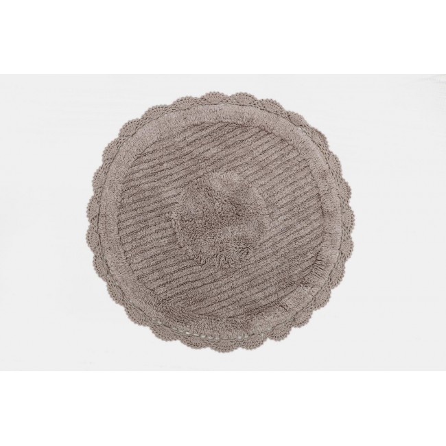 LAURA (капучино) Коврик для ванной кружевной 75х75 Sofi De MarkO LAURA (капучино) Коврик для ванной кружевной 75х75 Sofi De MarkO