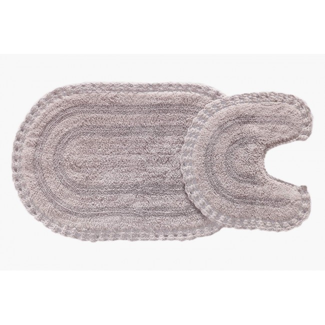 OLIVIA (мокко) набор ковриков для ванной комнаты 60х100 и 50х50см Sofi De MarkO