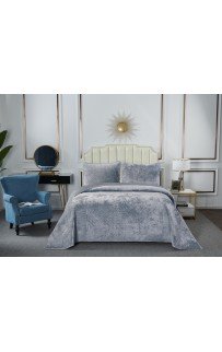 Патрисия (серо-голубой 1) Покрывало 240х260