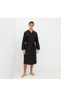 Гамлет (черный) L Мужской Халат с капюшоном Sofi De MarkO