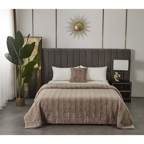 Теодор (мокко) Покрывало 160х220 Sofi De MarkO