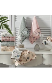 Салфетка Tivolyo Home ROSELAND LUхкремовый 3 предмета