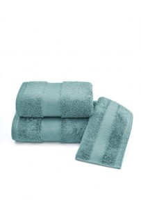 Полотенце Soft cotton DELUXE зелёный 75х150