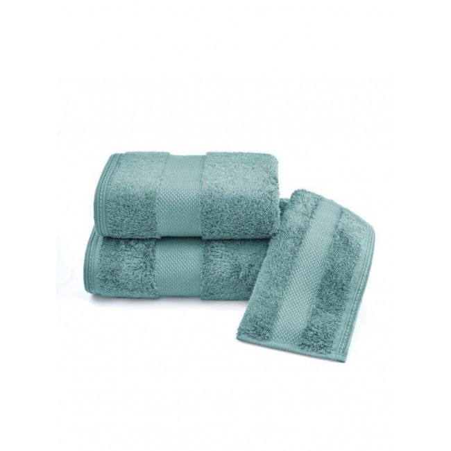 Полотенце Soft cotton DELUXE зелёный 75х150
