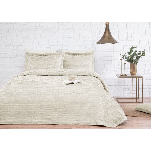 Покрывало Tivolyo Home CALIPSO кремовый Евро