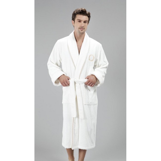 Халат мужской Soft cotton SEHZADE экрю S