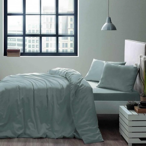 Комплект постельного белья Tivolyo Home BASIC серый Евро