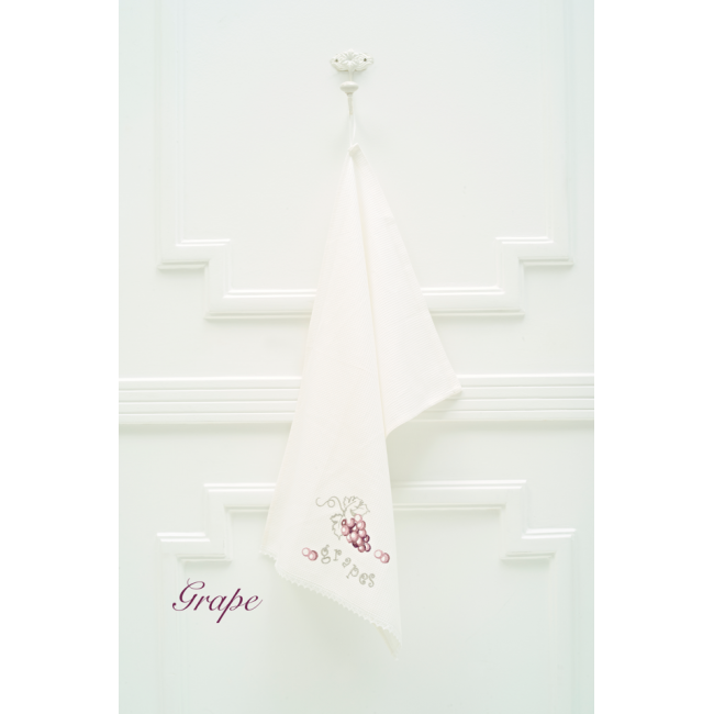 Кухонное полотенце Tivolyo Home GRAPE фиолетовый 50х70