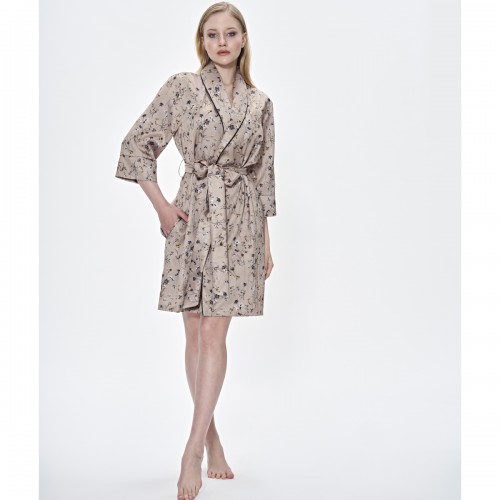 Халат женский Tivolyo Home VALENTINE хаки L