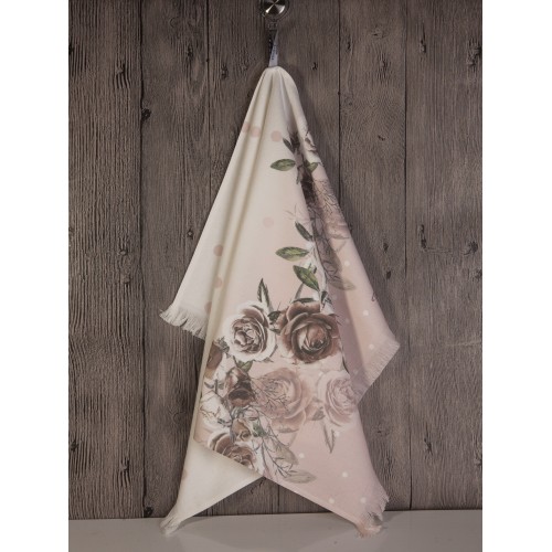Кухонное полотенце Tivolyo Home POINT ROSE пудровый 50х70