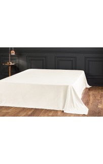 Простыня Tivolyo Home сатин белый KING SIZE