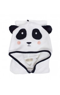 Детский халат La Villa PANDA серый 1-2 года