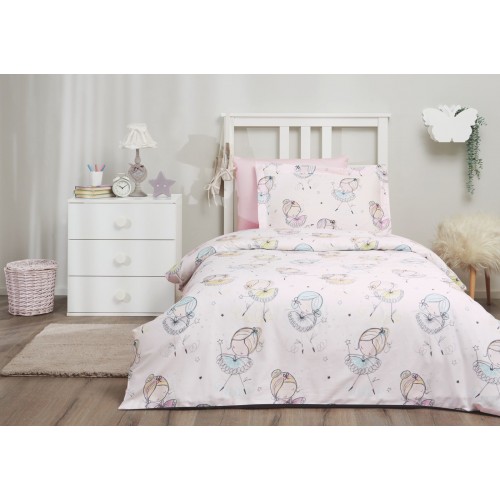 Комплект постельного белья Tivolyo Home BALLERINA Полутороспальный