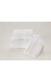 Полотенце Soft cotton DELUхE белый 50х100