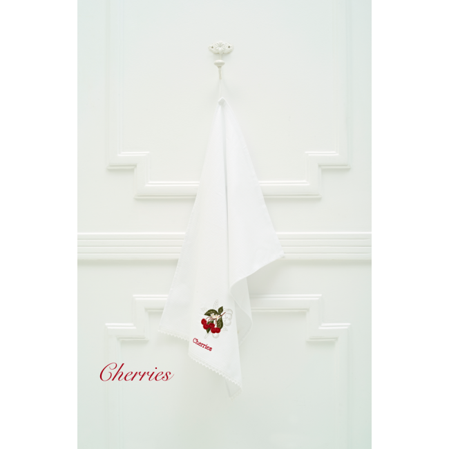 Кухонное полотенце Tivolyo Home CHERRIES круглые 70Х70