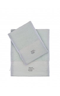 Полотенце Tivolyo Home JULIET бирюзовый 75х150