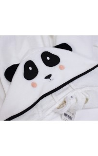 Детский халат La Villa PANDA серый 1-2 года