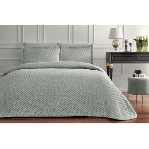 Покрывало Tivolyo Home DIEGO серый Евро