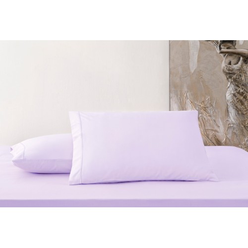 Наволочка Tivolyo Home сатин лиловый 50х70