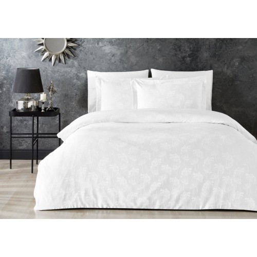 Комплект постельного белья Tivolyo Home CELESTIA кремовый Евро