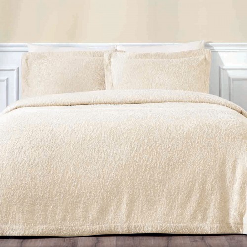 Покрывало Tivolyo Home SANDY кремовый Евро