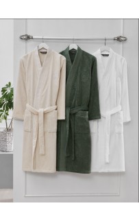 Халат мужской Soft cotton PALATIN кремовый M