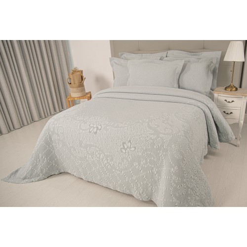 Покрывало Tivolyo home MIRA серый 240х260