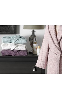 Халат женский Tivolyo home LISA фиолетовый S