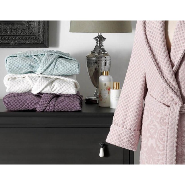 Халат женский Tivolyo home LISA фиолетовый S
