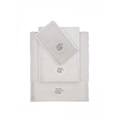 Набор полотенец Tivolyo Home GRANT белый 2 предмета