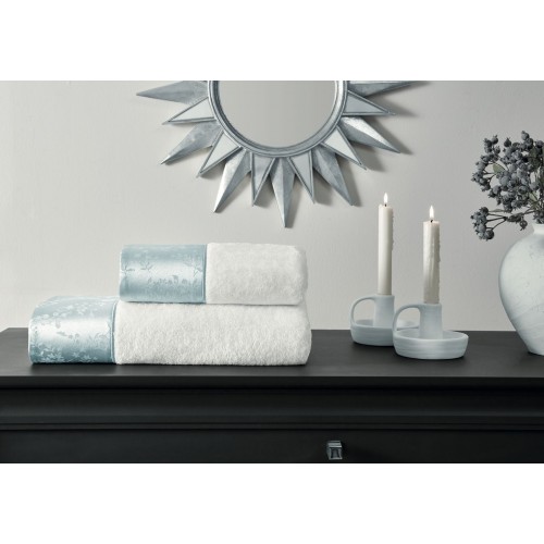 Набор полотенец Tivolyo Home CLARINDA голубой 2 предмета