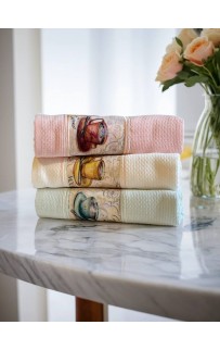 Кухонное полотенце Tivolyo Home CUPS 3 предмета