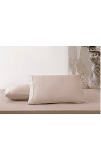 Простыня на резинке Tivolyo Home коричневый Полутороспальный