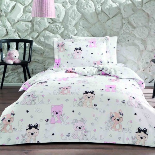 Комплект постельного белья Tivolyo home SWEET MALTESE Полутороспальный