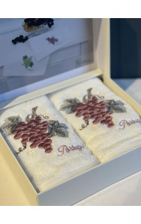 Салфетка Tivolyo Home WISTERIA фиолетовый 2 предмета
