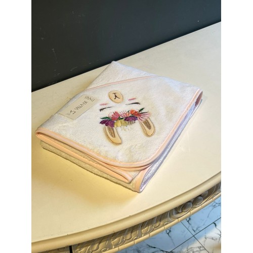 Уголок La Villa LAMA DESENLI розовый 90х90