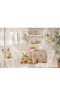 Скатерть Tivolyo home RISOTTO круглая 180х180
