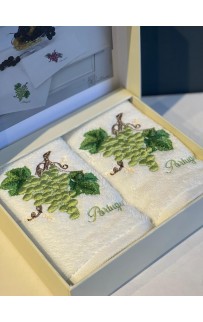 Салфетка Tivolyo Home WISTERIA зелёный 2 предмета