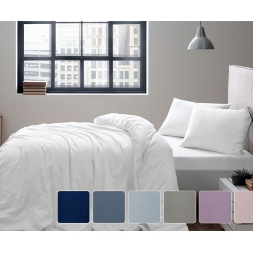 Комплект постельного белья Tivolyo Home BASIC кремовый Евро