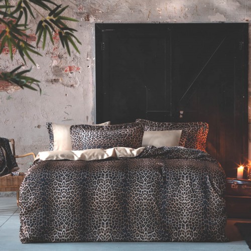 Комплект постельного белья Tivolyo Home LEOPARD Евро