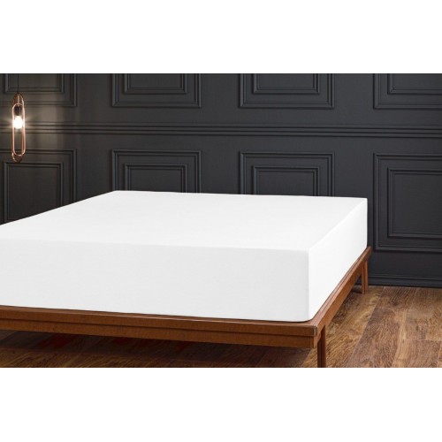 Простыня на резинке Tivolyo Home белый 180х200