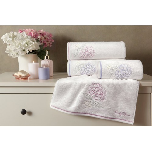 Набор полотенец Tivolyo Home ORTANCA розовый 2 предмета