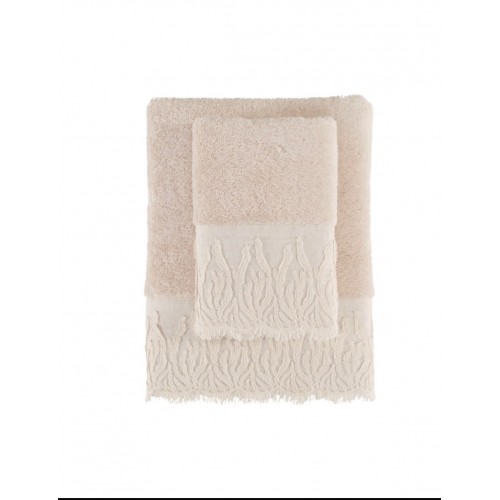 Набор полотенец Soft cotton MAYA бежевый 2 предмета