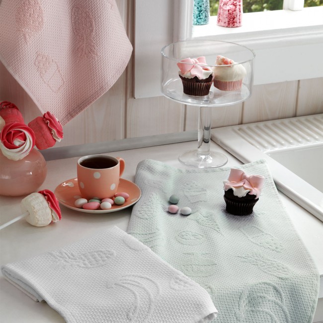 Кухонное полотенце Tivolyo Home LEMON JAKARLI 3 предмета