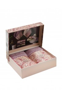 Салфетка Tivolyo Home ETTO фиолетовый 3 предмета
