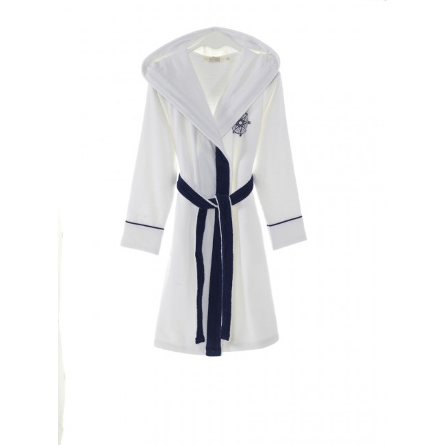 Халат женский Soft cotton MARINE LADY белый M