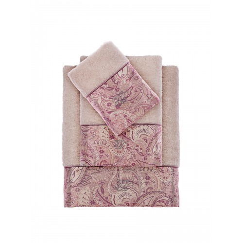 Набор полотенец Tivolyo Home ETTO бежевый 2 предмета