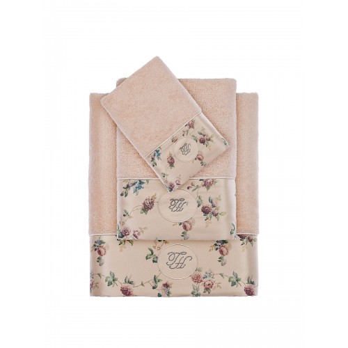 Набор полотенец Tivolyo Home ROSELAND LUх горчичный 2 предмета