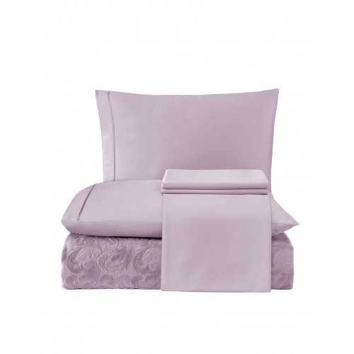 Покрывало Tivolyo Home BAROC лиловый Евро